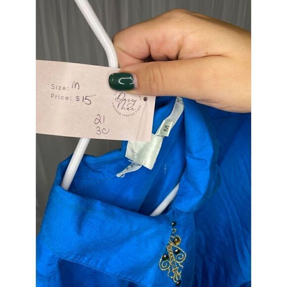 Jonathan Martin vintage silk blouse - Picture 4 of 7